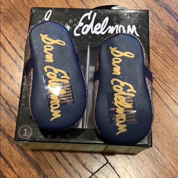 Sam Edelman Felicia infant shoes glitter holiday - Picture 4 of 8